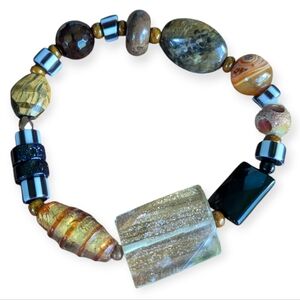 Multicolor Beaded Stretch Bracelet